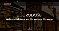 Desktop Screenshot of pivnica-sarajevo.ba